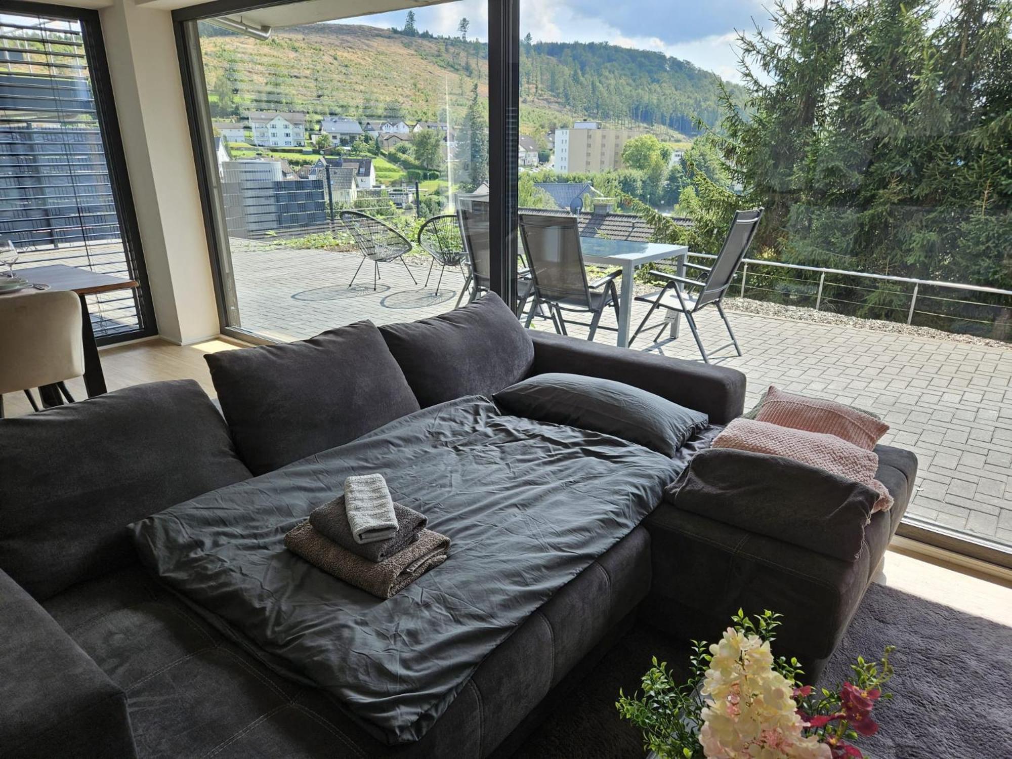 Stilvolle Wohnung Mit Blick Und Selbst-Check-In Bad Berleburg Zewnętrze zdjęcie